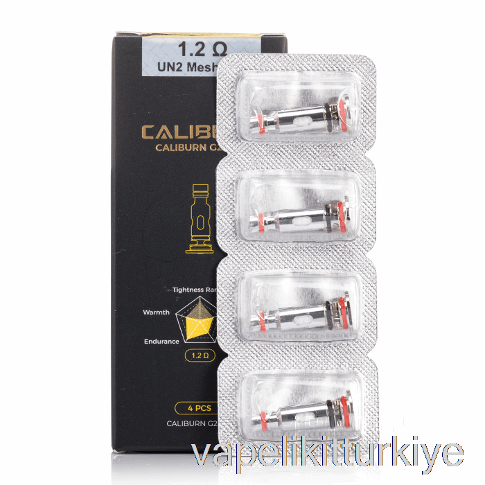 Vape Türkiye Uwell Caliburn G2 Yedek Bobinler 1.2ohm G2 örgülü H Bobinler
